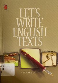 Image of Let's write english text