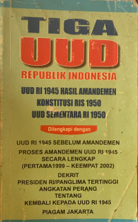Image of Tiga undang-undang dasar republik indonesia